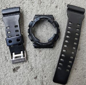 Casio G-Shock GA-110 Black Watch Band and Bezel